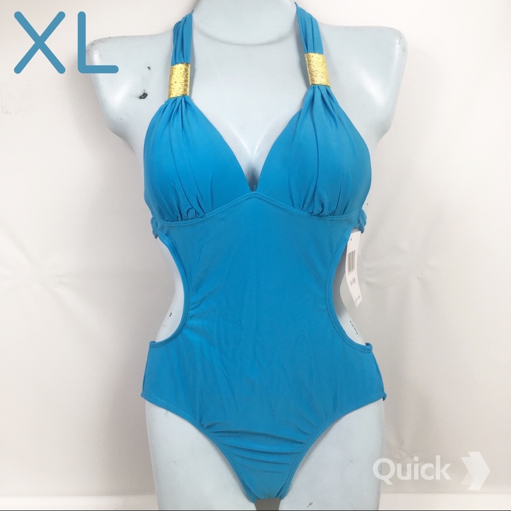 XL, One-Piece Monokini Swimsuit